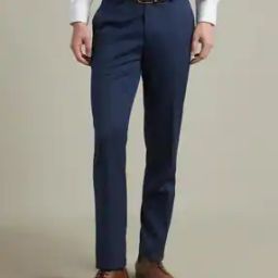 Men Mid Rise Slim Fit Trousers-image-47