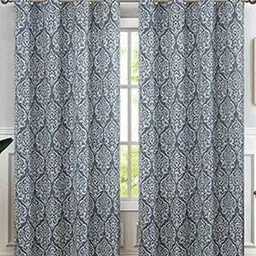 Geometric Print Door Curtain-image-51