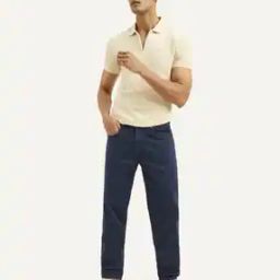  Men Mid Rise Fixed Waist Dyed/Washed Jeans-image-109
