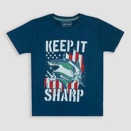 Boys Regular Fit Printed Crew-Neck T-Shirt-image-81