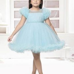 Girls Ruffles Fit and Flare Dress-image-56
