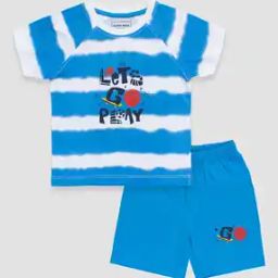 Infants Printed T-Shirt & Shorts Set-picture-41