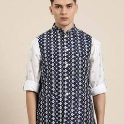 Nehru Jacket with Embroidery-image-55