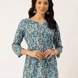 Women Floral Print Tunic-image-33
