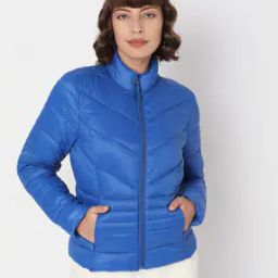 Bombers Jacket with Zip Closure-image-38