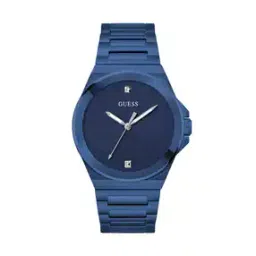 Analogue Watch with Push-Button Clasp Closure-2