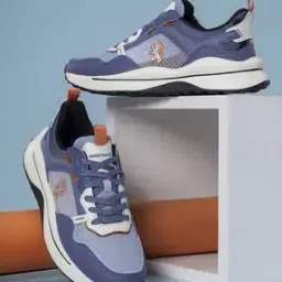 Men Colourblock Round-Toe Lace-Up Sneakers -picture-23