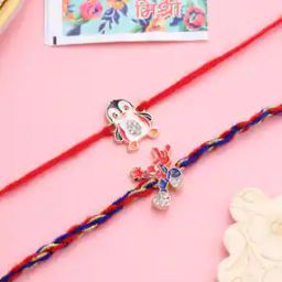 Set of 2 Penguin Shaped Tie-Up Rakhis -image-15