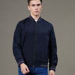 Men Regular Fit Zip-Front Jacket-picture-11