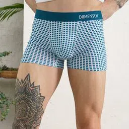 Checked Regular Trunks-image-9