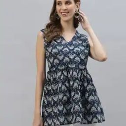 Printed Sleeveless Top-image-70