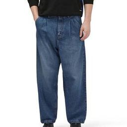 Men Washed Baggy Fit Jeans -image-78