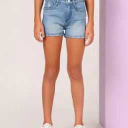 Girls Regular Fit Shorts with Drawstring-picture-20