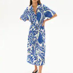 Midi Leaf Dress-image-25