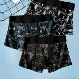 Pack of 3 Men Printed Trunks-picture-31