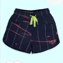 Girls  Graphic Print Hot Pants-image-5