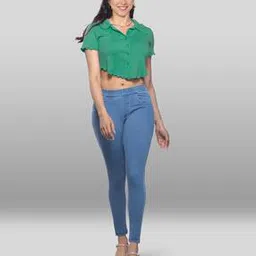 Washed Jeggings with Insert Pockets-image-54