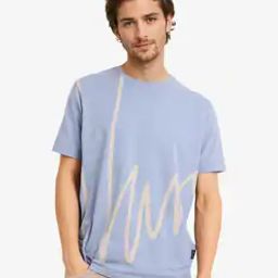 Men Graphic Print Regular Fit Crew-Neck T-Shirt-image-74