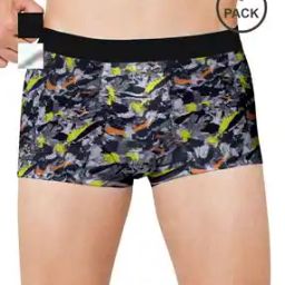 Men Pack of 3 Printed Trunks-19