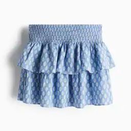 h&m Women Floral Tiered Skirt-picture-7