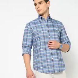 Men Checked Regular Fit Shirt-15