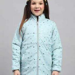 Girls Printed Zip-Front Reversible Jacket-picture-6