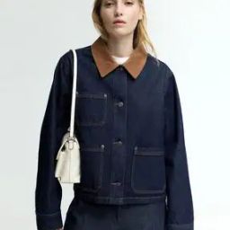 Loose Fit Button Closure Jacket -picture-50