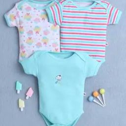 Pack of 3 Printed Bodysuits with Snap-Button Closure-picture-21
