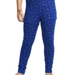 Girls Printed Leggings with Elasticated Waist-picture-28