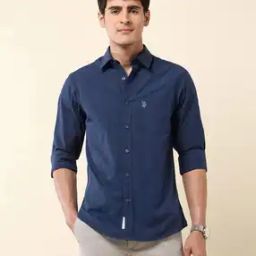 Men Striped Tailored Fit Cotton Shirt-picture-52