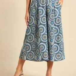 Women Geometric Culottes-image-12