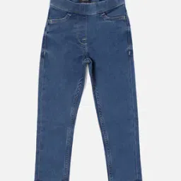 Lightly Washed Regular Fit Jeans-1