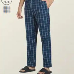 Pack of 2 Checked Relaxed Fit Pyjamas-picture-10