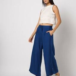 Women Mid-Rise Palazzos with Insert Pockets-picture-12