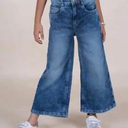 Girls Mid-Rise Flared Jeans-image-32