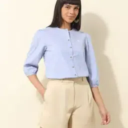 Women Logo Print Regular Fit Top-image-74