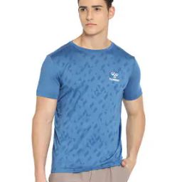 Geometric Print Lounge Crew-Neck T-shirt-picture-19