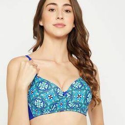 clovia Geometric Print T-Shirt Bra-picture-28