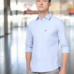 Men Tailored Fit Shirt with Patch Pocket-image-39