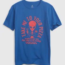 Graphic Print Slim Fit Round Neck T-Shirt-image-49