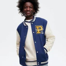 h&m Boys Button Closure Colour-block Jacket image 1