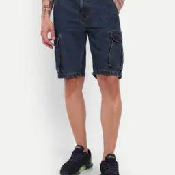 Men Washed Regular Fit Shorts-picture-22