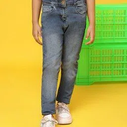 tales & stories Girls Mid Rise Denim Slim Jeans-picture-36