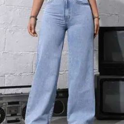 Women Straight Jeans with 5-Pocket Styling-image-83