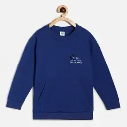 Graphic Print Sweatshirt with Kangaroo Pockets-image-78