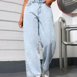 Women Straight Jeans with 5-Pocket Styling-image-45