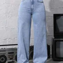 Women Straight Jeans with 5-Pocket Styling-image-83