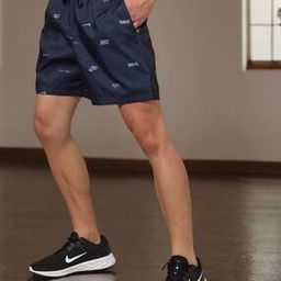 Men Logo Print Regular Fit Shorts-image-51