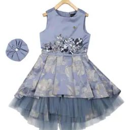 Floral Print Fit & Flare Dress-image-35