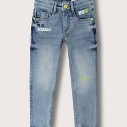blue giraffe Mid-Rise Slim Jeans-picture-0